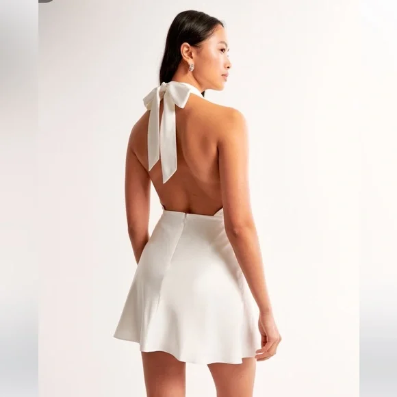 Abercrombie & Fitch White Mini Dress - Picture 4 of 7